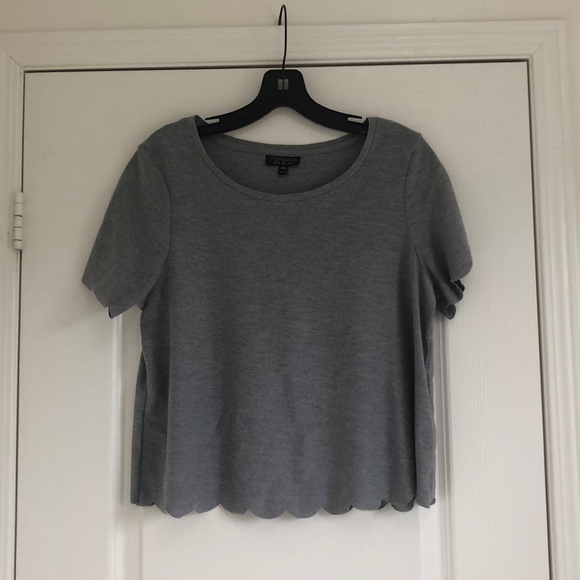 Topshop laser cut Crop top